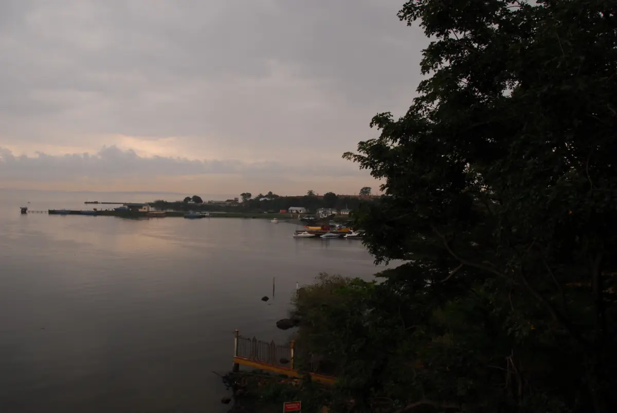 Lake Victoria at Entebbe at dusk